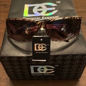 Designer Eyewear Brown zebra pattern Sunglasses 😎 OS UV 400